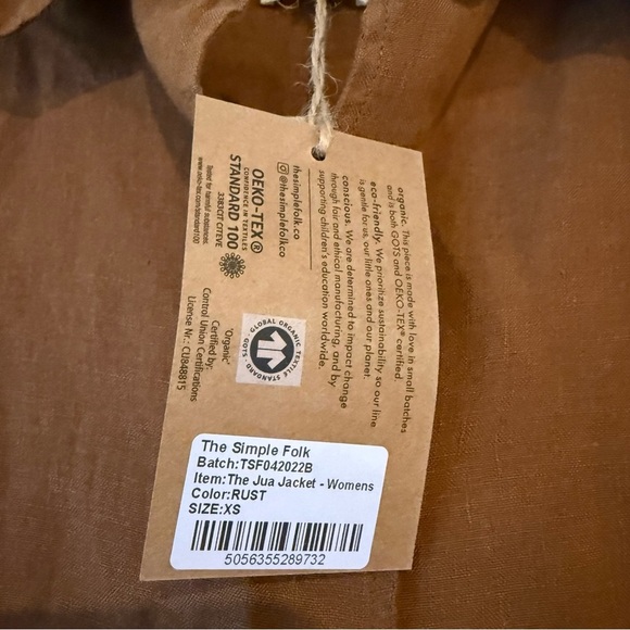 THE SIMPLE FOLK Women's Linen Jua Jacket - Picture 7 of 12